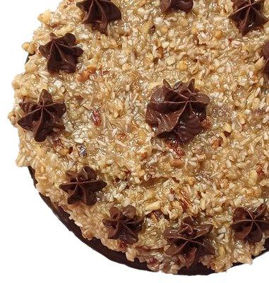 Sugar-free German Chocolate Cake. Keto & Diabetic friendly. Gluten-free.