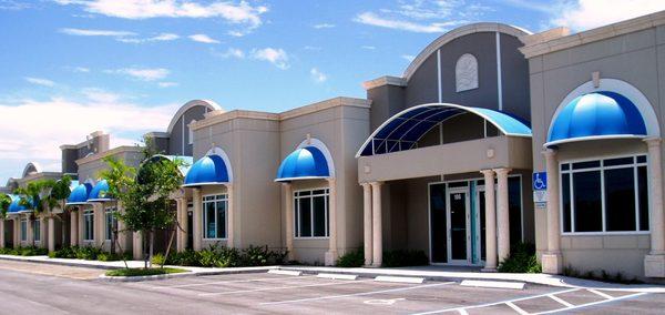 Commercial Awnings - MARINA MILE Ft. Lauderdale