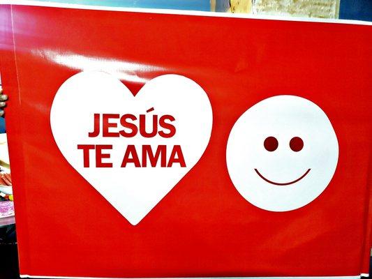 Jesús te ama.