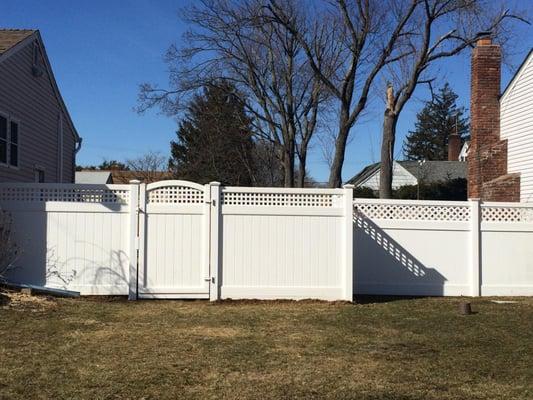 Square lattice PVC on left, Diagonal lattice PVC  on right