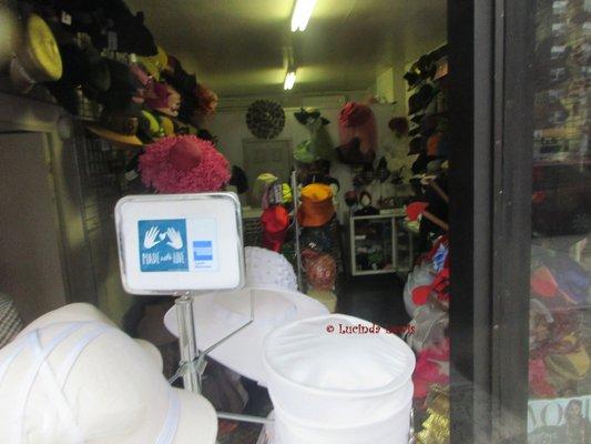 Interior of Harlem's Heaven Hat Boutique in New York City Dec. 2016