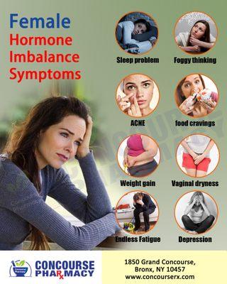 FEMALE hormone imbalance symptoms