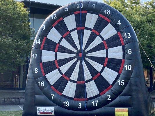 Giant Target for Soccer Challenge - Portland Party Works