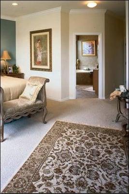 Area rugs can beautify your home.