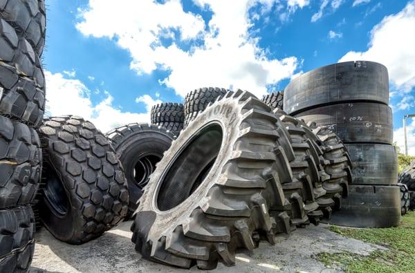 New and Used OTR tires available through Heavy Duty Tire.