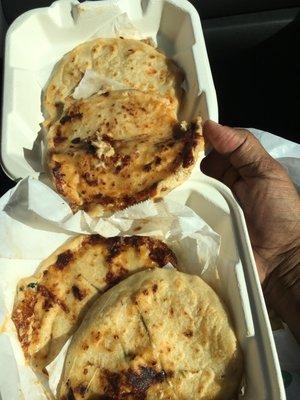 HUGE pupusas