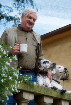 Karl Kardel and his two most loyal assistants, Brody and Jasper