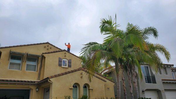 Solar panel installation in progress!