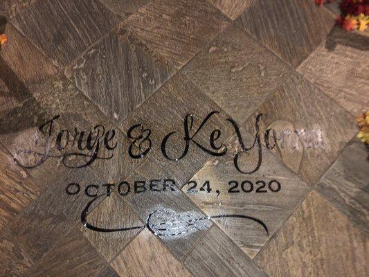 Personalize Dance Floor Signs