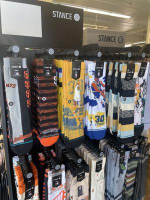 Warriors and Giants socks!