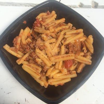 al dente pasta bolognese