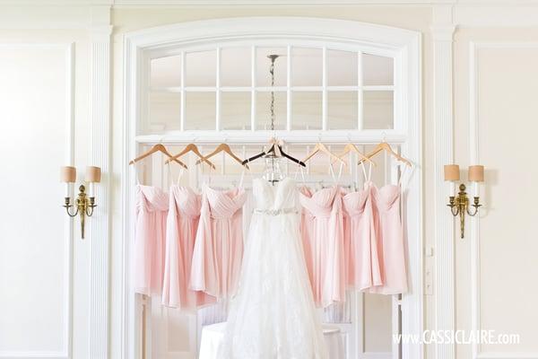 Inside the house - so classy and beautiful! Perfect spot to photograph the dresses!