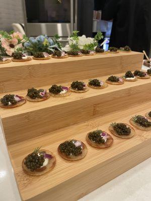 A Delicious Caviar Appetizer!