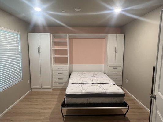 Custom Murphy bed system