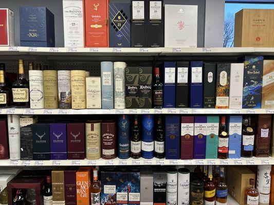 Glimpse into our Scotch selection!