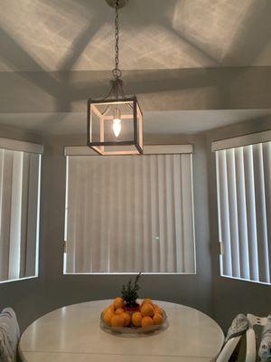 Breakfast nook install