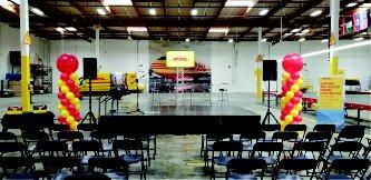 DHL Ontario Hub grand opening.