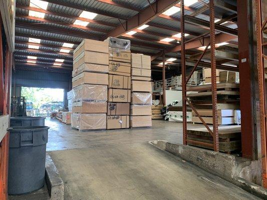 Warehouse full of product for your custom build