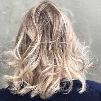 Blonde highlights