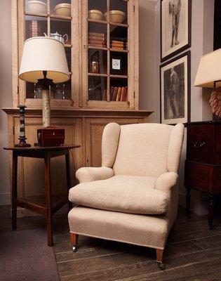 Lee Stanton Editions, Reproduction, An upholstered wing chair