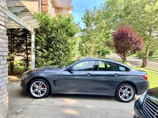 red calipers done changes whole look of car