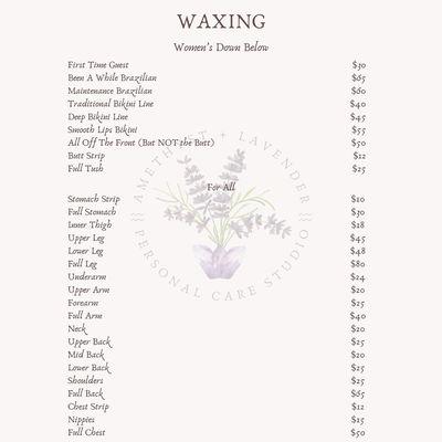 Body Waxing Services