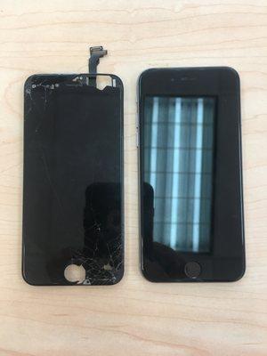 iPhone 6 LCD Repair - Before & After