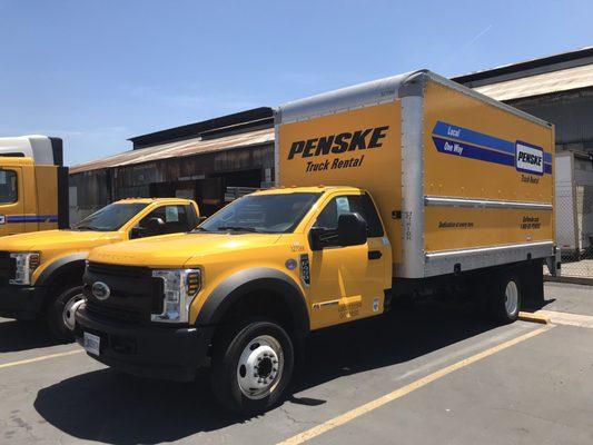 16 ft. Hi-cube box truck with a lift-gate