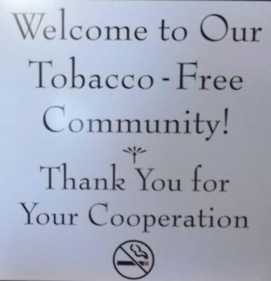 We pride ourself for being one of New York's first smoke-free communities.