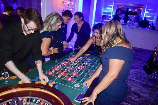 Roulette table rental for a sweet 16