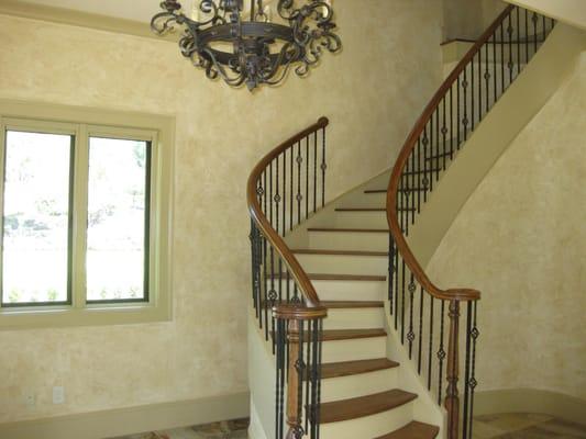 Winding Staircase in Milton, GA