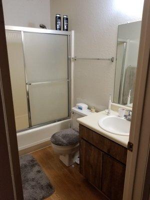 The guest bathroom or second master bath...