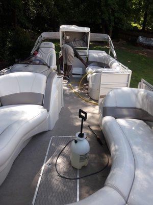 Call for a quote for interior boat Detail.