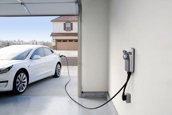 Charge Point EV install in Garage