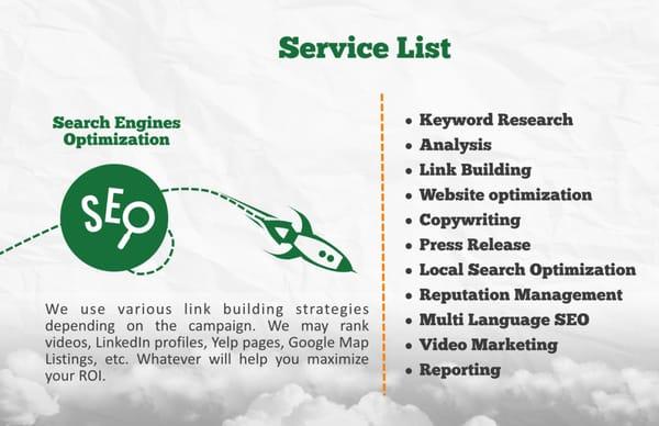 Our SEO Services