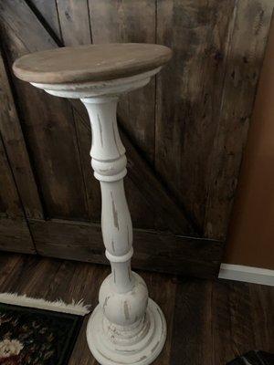 French Country Candle Stand.