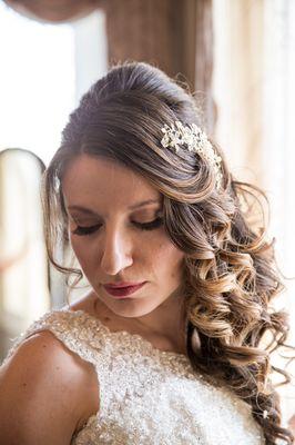 Bridal perfection! Hand crafted and sculptured styling by the Belle Of The Ball team.