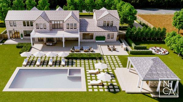 Wainscott Hollow Farm Estate - NJ Caine Architecture | The Hamptons