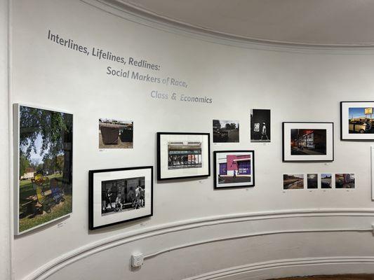 Interlines, Lifelines, Redlines a juried exhibition on view through November 10th.