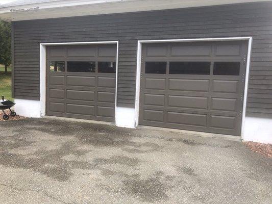 Wood garage doors