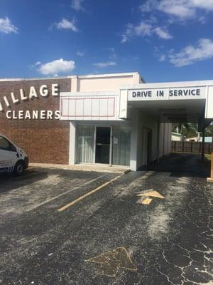 The exterior of Village Cleaners & Tailors