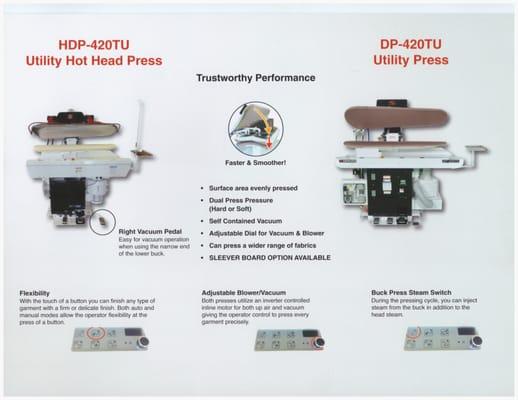 HDP420TU-Utility Hot Head Press
 DP420TU-Utility (Silk) Press