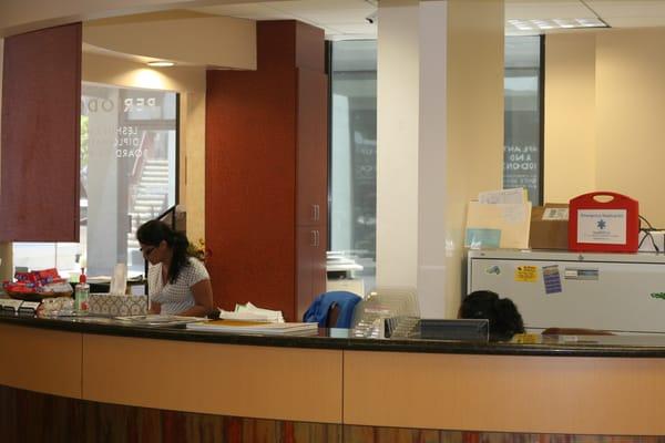 reception desk