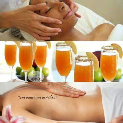 Mimosas & Pampering Event Nov. 26th & 27th Dec. 31st & Jan. 1st