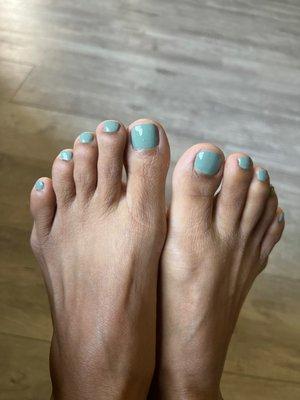 Their "Deluxe" pedicure!