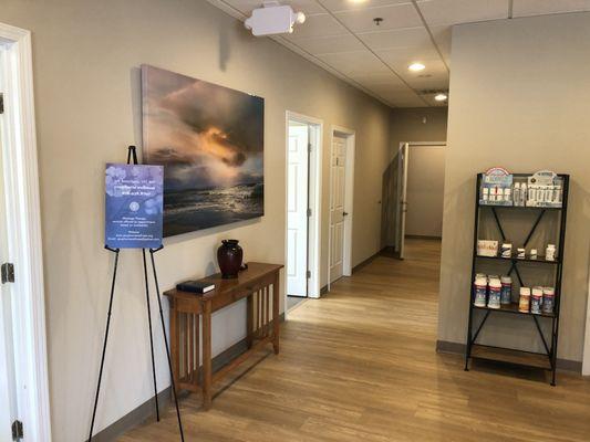 Our beautiful Smyrna offices, inside Franks Chiropractic Center at 2821 South Cobb Drive.