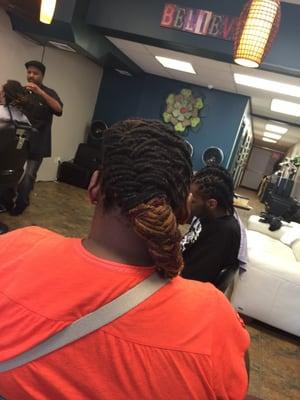 I couldn't believe my LOCS when she was done. I  this style.