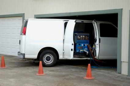 Carpet Cleaning Van