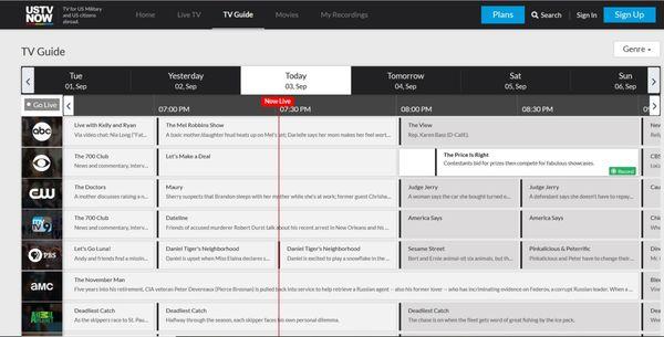 USTVnow TV Guide