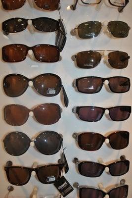 At Fallston Eyecare, you will find a wide variety of name brand sun wear.